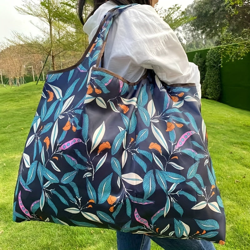 Foldable Large Capacity Shopping Bag - Fashion Reusable Versatile Shoulder Bag